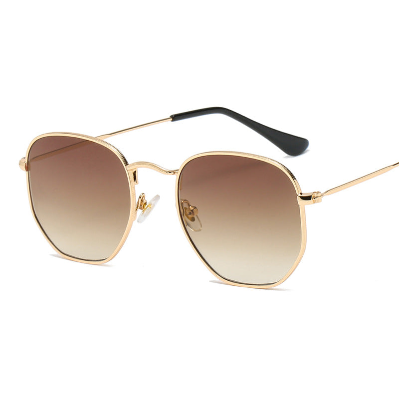 Wholesale Jetset 7006 Unique Irregular Fashionable Metal Sunglasses Artistic Style Eyewear For Men Women